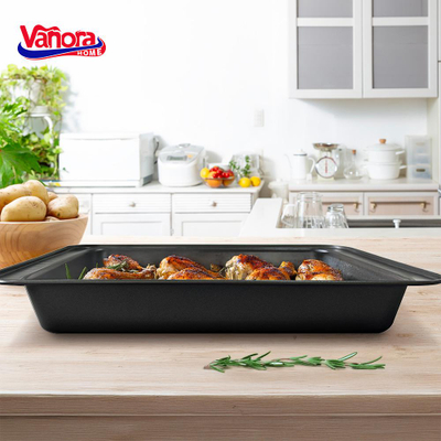 Tepsi furre Vanora Home Easy Bake, teflon, 37x26x5 cm, e zezë