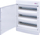 Panjë shpërndarëse modulare Eti-Polam ECM3X18PO-s, 3x18 module, IP40, e bardhë