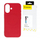 Заштитни маски Wozinsky Liquid Silicone MagSafe за Samsung Galaxy S25, течен силикон, со MagSafe, црвена