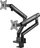Krah monitori Silverstone SST ARM25, për 2 monitorë 32", i zi