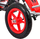 Go kart me pedale Ramiz Full Ahead Air, për fëmijë, sedilje ergonomike, i kuq