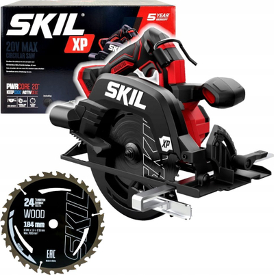 Sharrë rrethore me bateri Skil 3571 CA, 20V, 184mm, e zezë