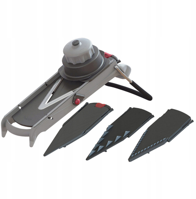 Кујнска мандолина De Buyer Viper Julienne, 4-10mm, професионална, сребрена