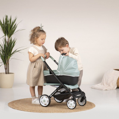 Karrucë lodër për kukulla Maxi-Cosi Combi 3 në 1, deri 42 cm, me ulëse, rozë