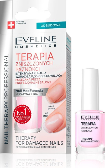 Trajtues intensiv forcues dhe rigjenerues Eveline Nail Therapy 12ml
