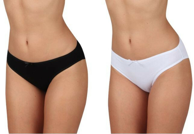 Set mbathje për femra Evona K 178, të zeza/bardha