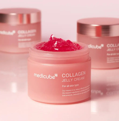 Krem xheli fytyre Medicube Collagen Jelly Cream, kolagjen, efekt glass glow