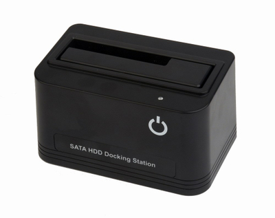 Docking station për disk Gembird HD32-U2S-5, 2.5"/3.5" SATA, USB 2.0, i zi