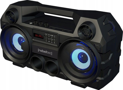 Kutizë zanore Bluetooth Rebeltec SoundBOX 465, portative, e zezë