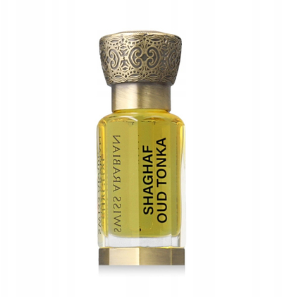 Vaj parfumi Swiss Arabian Shaghaf Oud Tonka, i përqendruar, 12ml, transparent