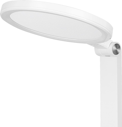 Lampë tavoline Rebel KOM1018, LED, me ekran ore, e bardhë