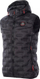 Jelek burrash Elbrus Mines Vest Primaloft, me kapuç që hiqet, izolim Primaloft Silver, ngjyrë e zezë
