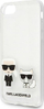 Mbulesë telefoni Karl Lagerfeld KLHCI8CKTR, për iPhone 7 8 SE 2020, polikarbonat i tejdukshëm, transparente