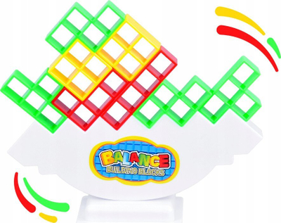 Lojë balancuese me blloqe, Tetris 3D, për kalamaj 3+, me ngjyra nga të gjitha