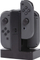 Karikues PowerA për kontrollorët Joy-Con, mbajtëse me shumë vende, i zi