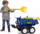 Traktor me pedale Falk New Holland, blu