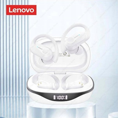 Kufje pa tela Lenovo LP75, Bluetooth 5.3, me mikrofon, të bardha