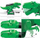 Lodër robotike Kidzrobotix Tyrannosaurus Rex Robot, set ndërtimi, me motor, jeshile