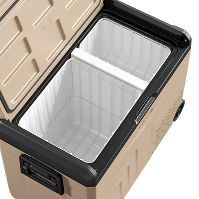 Frigorifer portativ Yolco TCX60 Sand, 60L, kompresor, ngjyrë rëre