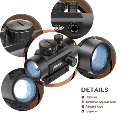 Synimtar Red Dot Kandar 1x40RD, 1x, montim i integruar, i zi