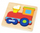 Puzzle druri Viga Toys tren, lodër edukative Montessori, shumëngjyrësh