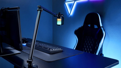 Krah mikrofoni Deltaco Gaming GAM-172, për streaming, universal, i zi