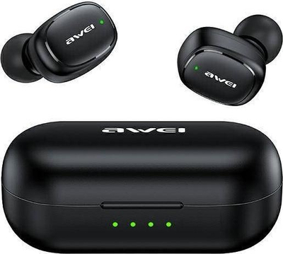 Безжични слушалки Awei T13 Pro TWS, Bluetooth 5.1, со кутија за полнење, црни