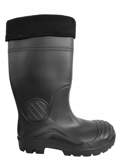 Çizme pune Safety Rubber Wellington S5 140P, PVC, nr. 45, ngjyrë e zezë