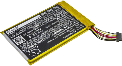 Батерија ГПС Камерон Сино N496 TRX7, литиум-полимер, 3.7V 3800mAh, жолта
