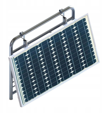 Mbajtës ballkoni për panel diellor EcoFlow SBR02, i rregullueshëm, metalik, ngjyrë argjendi