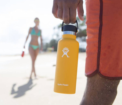 Shishe uji Hydro Flask Standard Mouth, 621ml, inox, jeshile