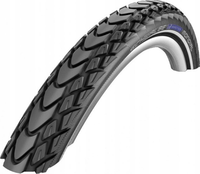 Gomë biçiklete Schwalbe Marathon Mondial HS428, 26" 50-559, RaceGuard, e zezë