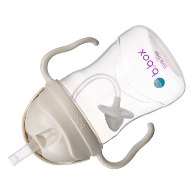 Gotë trajnimi b.box me tubth, 240ml, BPA free, blu