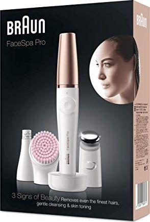 Уред за лице Braun FaceSpa Pro 912, 3 во 1, без кабел