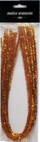 Tela dekorativë chenille Galeria Hobby, 9 mm, 50 cm, ari, 10 copë