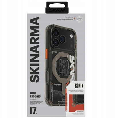 Maskë telefoni Skinarma Sonix për iPhone 17 Pro, me karikim magnetik, Stone