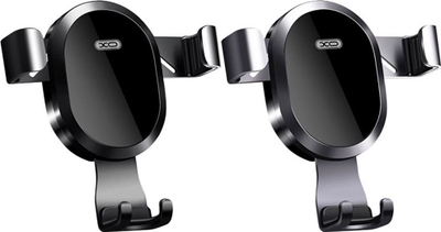Држач за телефон за автомобил XO WX015 Gravity, безжично полнење, црн