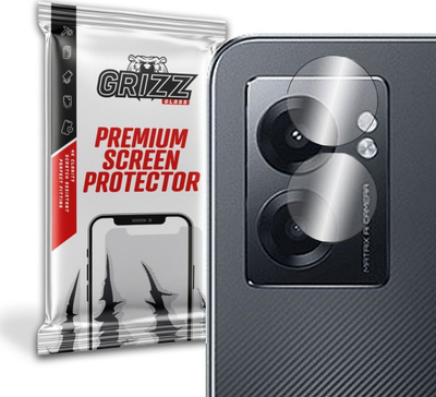 Mbrojtës kamere GrizzGlass për Realme Narzo 50 5G, xham hibrid, transparent