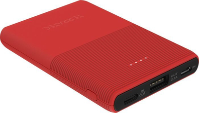 Power Bank TerraTec P50, 5000 mAh, i kuq