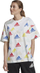 Bluzë sportive Adidas Bluv Q3 Tee HL4461, pambuk, për goca, e bardhë