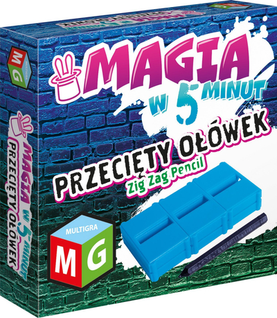 Set magjie Magic In 5 Minutes Cut Pencil Multigra, truk iluzioni, për fillestarë, shumëngjyrësh
