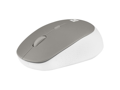 Mouse pa kabllo Natec Harrier 2, Bluetooth, 1600 DPI, i bardhë gri