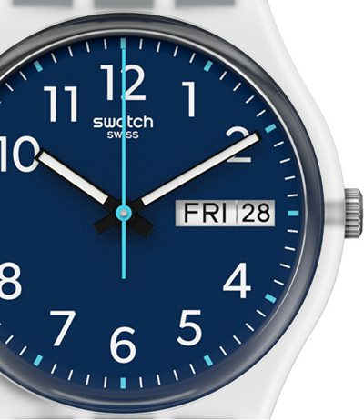 Orë për femra SWATCH, e kaltër