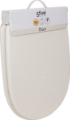 Ule tualeti 5five Duo Ivory, universale, ngjyrë fildish