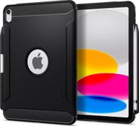 Mbulesë tablet Spigen Rugged Armor për Apple iPad 10.9 2022, TPU, mbrojtje ushtarake, e zezë mat