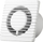 Ventilator banjoje airRoxy Planet125, me timer, shumë i qetë, i bardhë