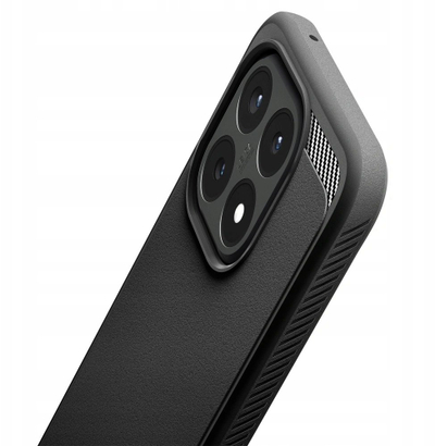 Mbulesë telefoni Spigen Rugged Armor për Xiaomi 15T, TPU fleksibël, ngjyrë e zezë matte