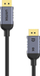 Kabllo DisplayPort UNITEK C1628GY01, 1m, 8K, e zezë me gri