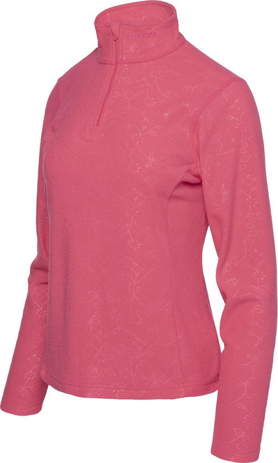 Xhaketë fleece për gra Hitec Lady Elisa, me zinxhir, e zezë