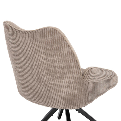 Kolltuk ngrënieje Shai 61x63x93Hcm (HM9844.04), bezhë/ zezë